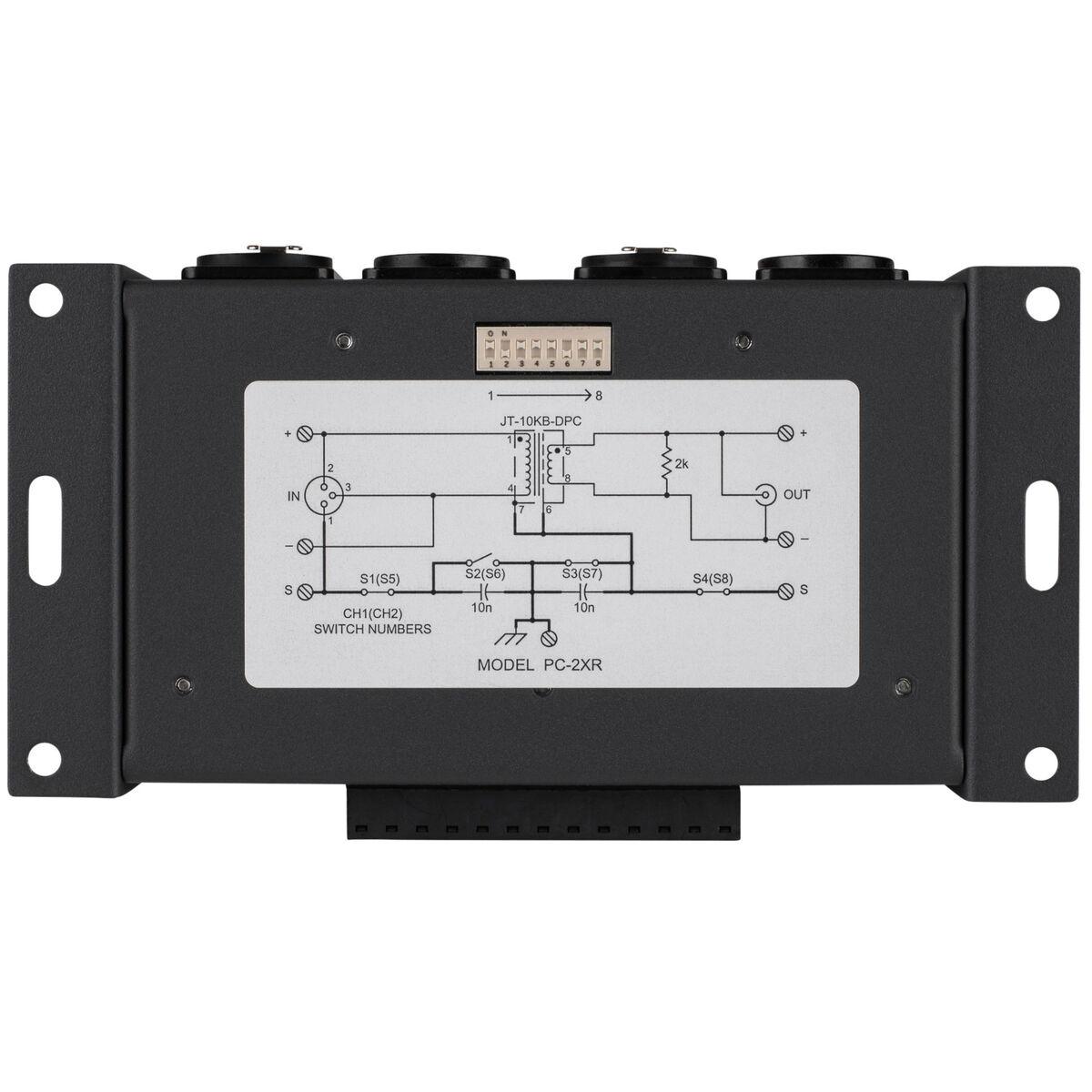 Jensen Iso-Max PC-2XR Pro-to-Consumer High to Low Level Signal Converter